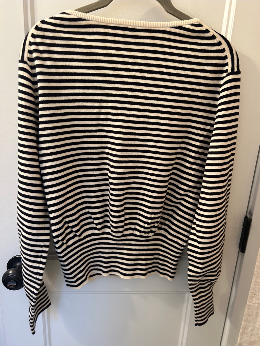 Nwot Alex Mill Louisa Cardigan In Striped Cotton Cashmere Size Small — image 5 of 5
